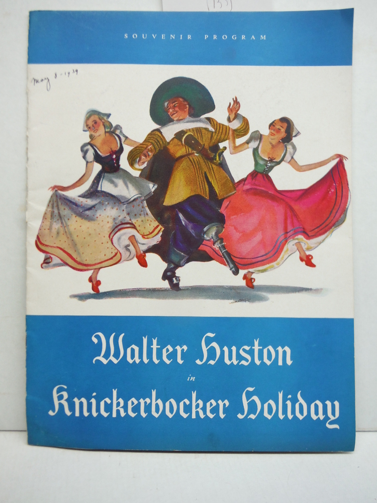 Image 0 of Knickerbocker Holiday Souvenir Program - The Playwrights' Company 1939.