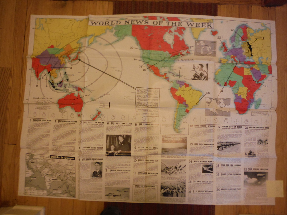Image 0 of World News of the Week Vol 4, No. 29 (March 30, 1942)  Military Edition