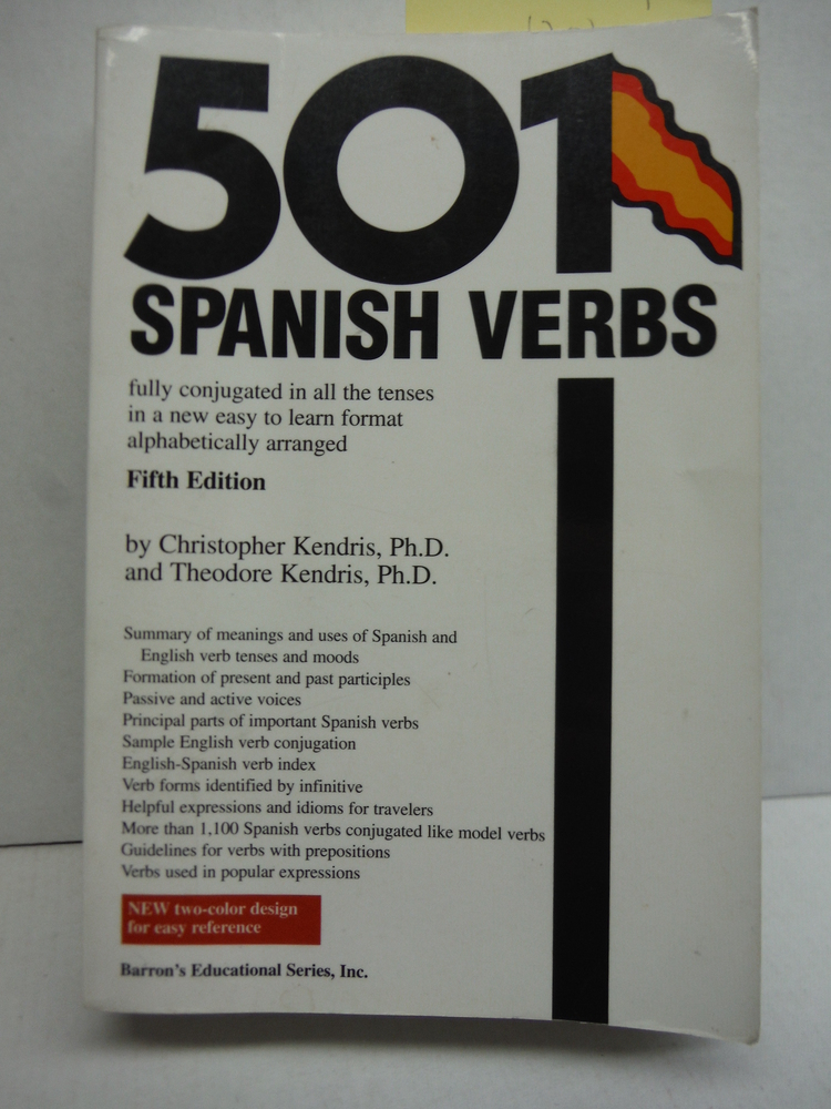 Image 0 of 501 Spanish Verbs