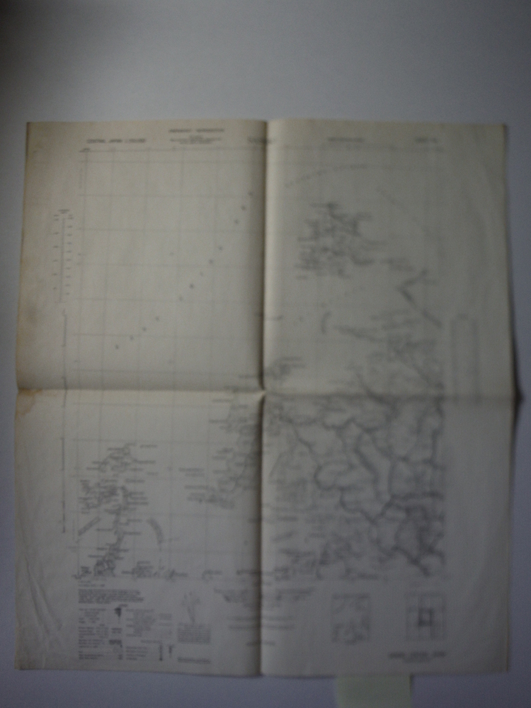 Image 2 of Army Map Service Contour Map of Sasebo,  Central Japan (1944)