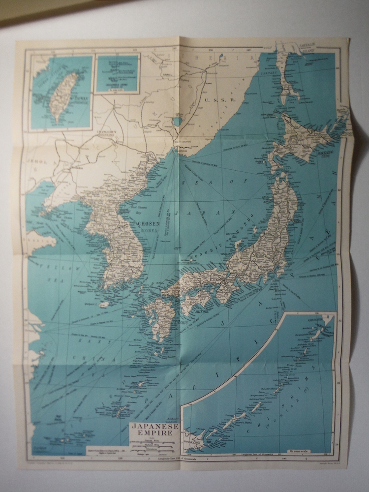 The Authentic Map of Japan Produced under the Direction of Alexander Gross, F.F.