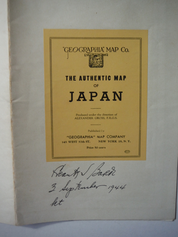 Image 1 of The Authentic Map of Japan Produced under the Direction of Alexander Gross, F.F.