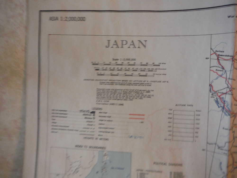 Image 1 of Army Map Service Map of  JAPAN  49