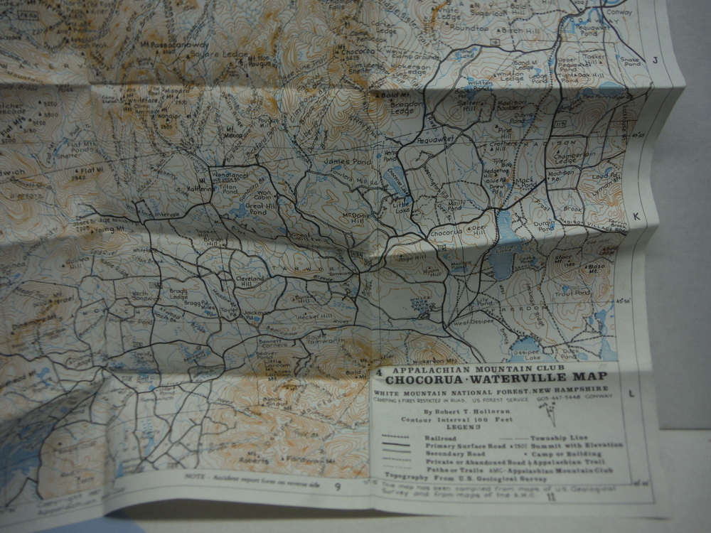 Image 0 of Appalachian Mountain Club Map of the Mount Washington Range White Mountains, N.H