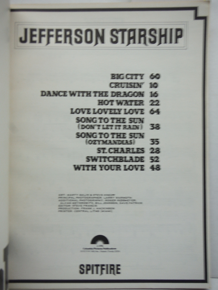 Image 2 of Jefferson Starship: Spitfire
