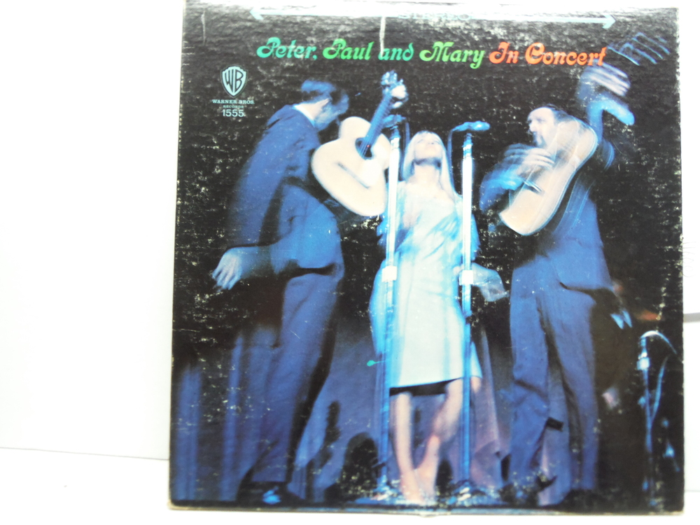 Image 0 of Peter Paul & Mary In Concert Live Double Album Warner Brothers Gold Label Stereo