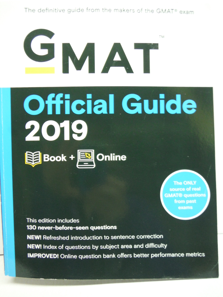 Image 0 of GMAT Official Guide 2019: Book + Online