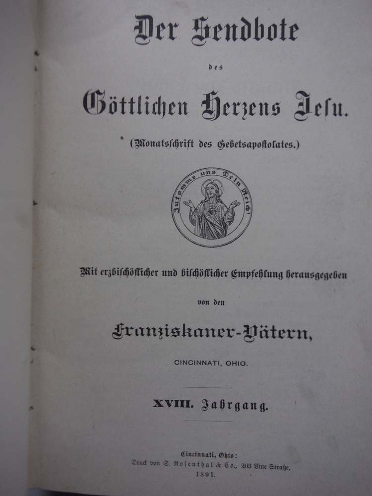 Image 1 of Der Sendbote des gottlichen Herzens Jesu. Monatsschrift des Gebetsapostolates. M