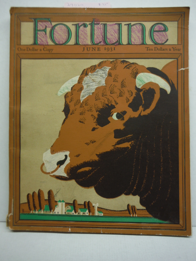 Image 0 of June 1931 Fortune Magazine - Lighthouses - Bergdorf Goodman - Lloyds of London -