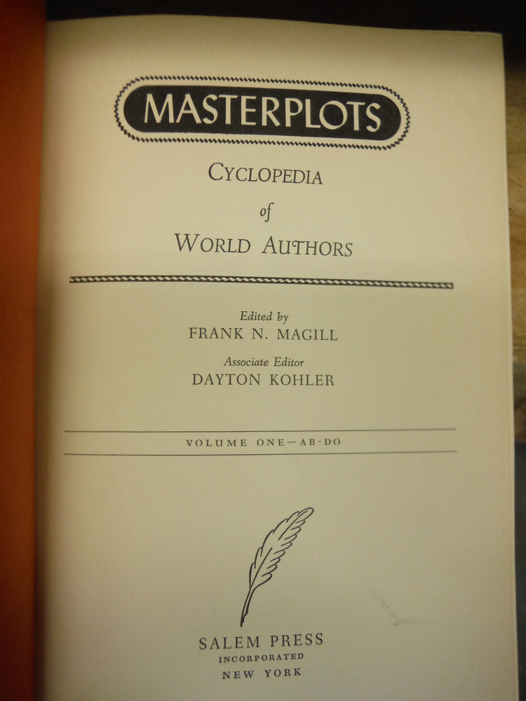 Image 4 of Magill's Masterplots:  Masterpieces of World Literature in Digest Form – 15 Vo