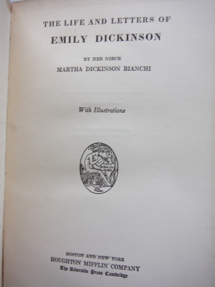 Image 1 of The Life and Letters of Emily Dickinson