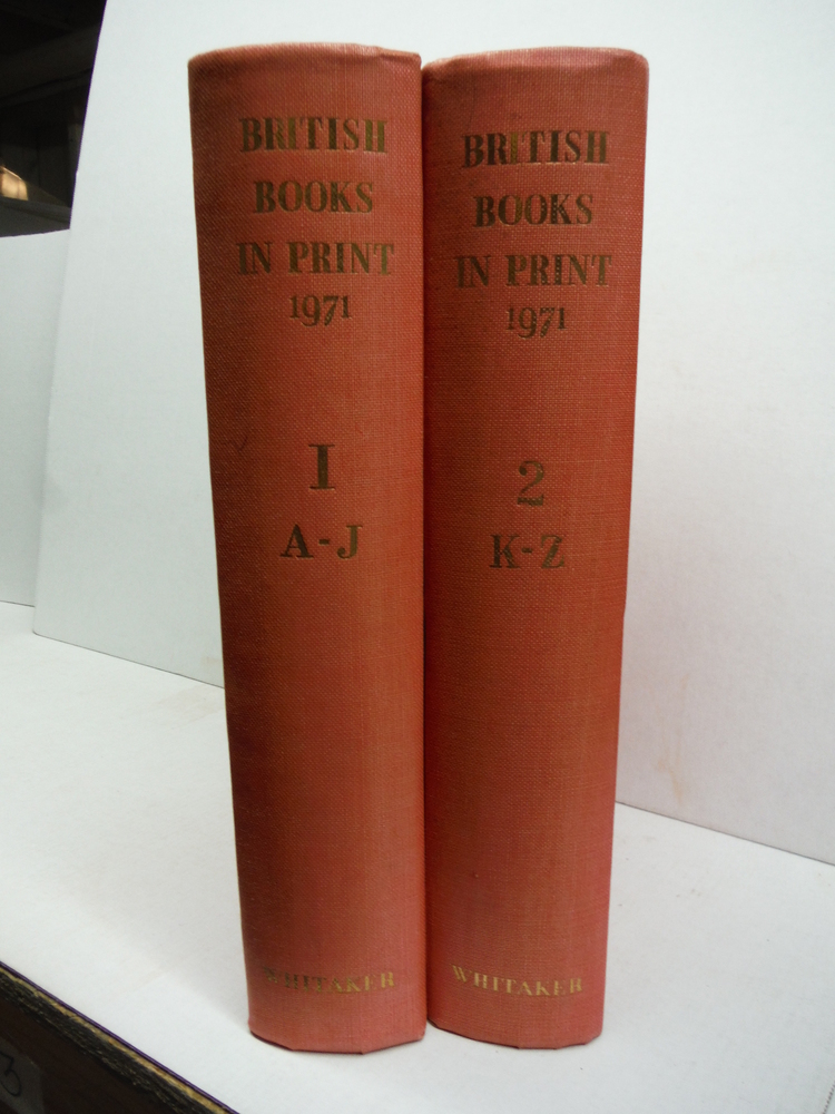 Image 0 of British Books in Print: The Reference Catalogue of Current Literature: 2v