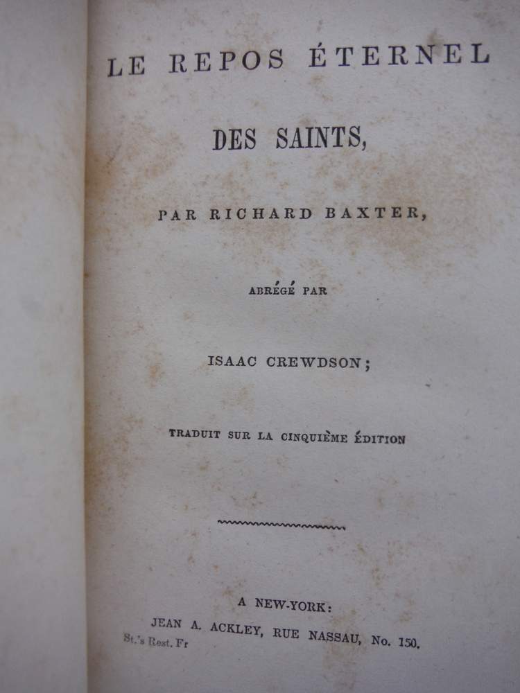 Image 1 of Le Repos Eternel des Saints