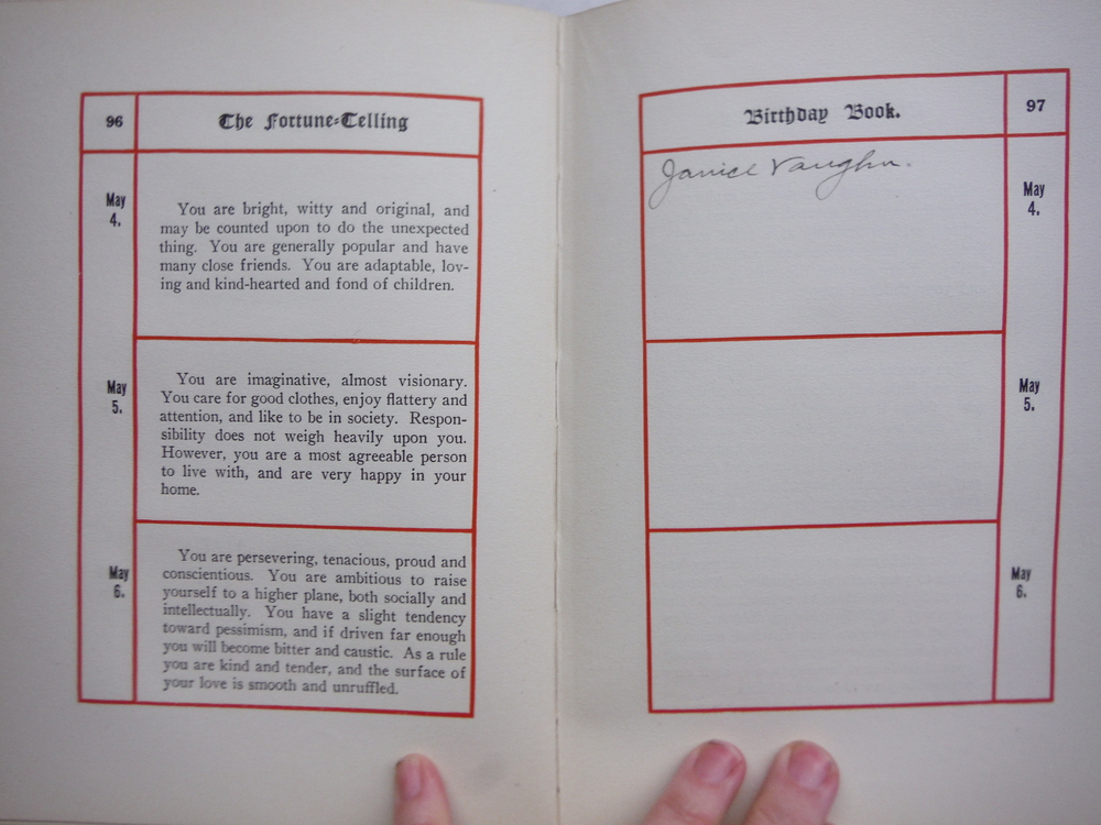 The Fortune Telling Birthday Book