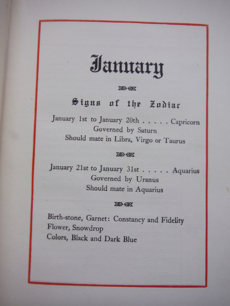 The Fortune Telling Birthday Book