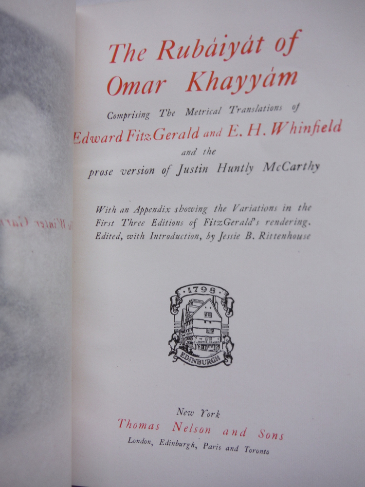 Image 1 of The Rubaiyat of Omar khayyam