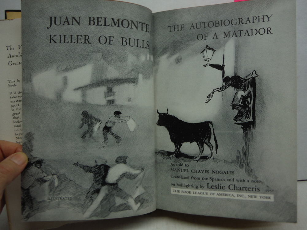 Image 1 of Juan Belmonte: Killer of Bulls, The Autobiography of a Matador