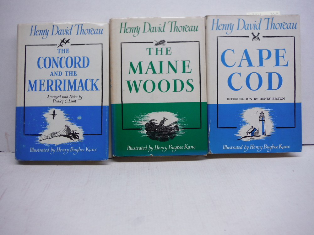 Image 1 of Thoreau Trilogy: The Maine Woods; The Concord and the Merrimack and Cape Cod - I