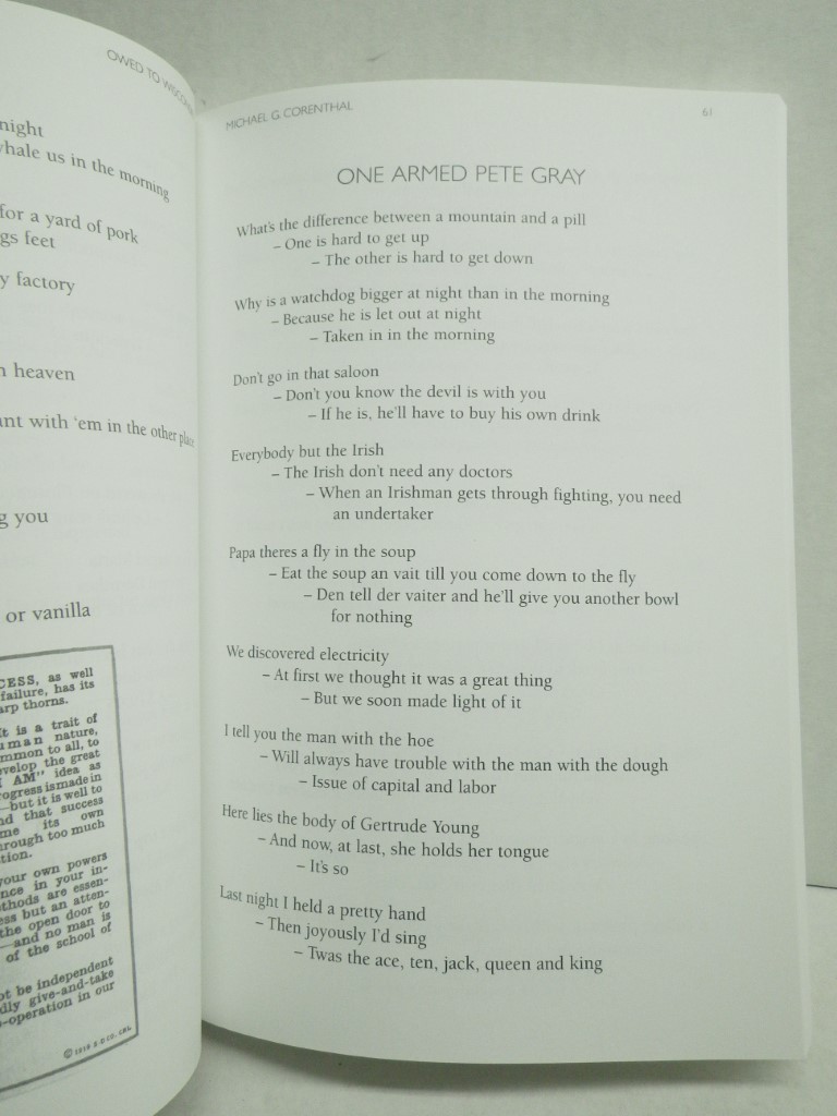 Image 3 of Owed To Wisconsin Mr. Mike's Personal Poems and Quotations for the Abused, Confu
