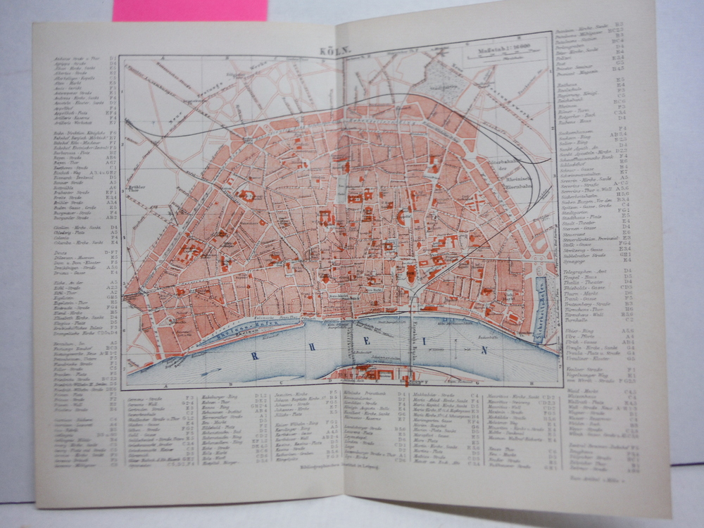 Image 0 of Meyers Antique Colored Map of  KOLN (1890)