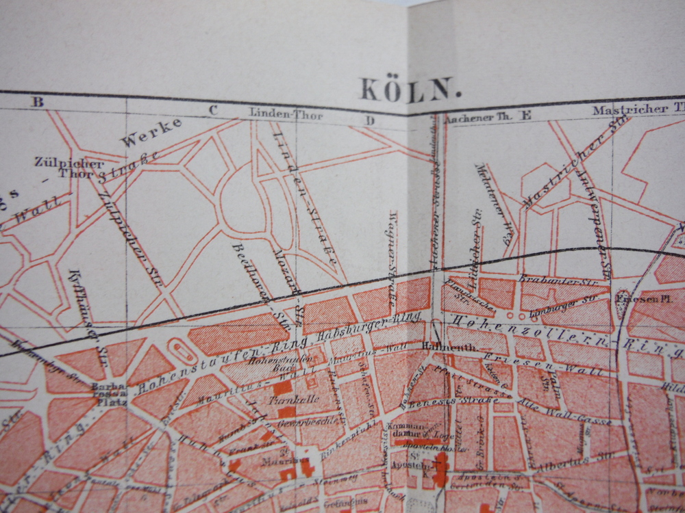 Image 1 of Meyers Antique Colored Map of  KOLN (1890)