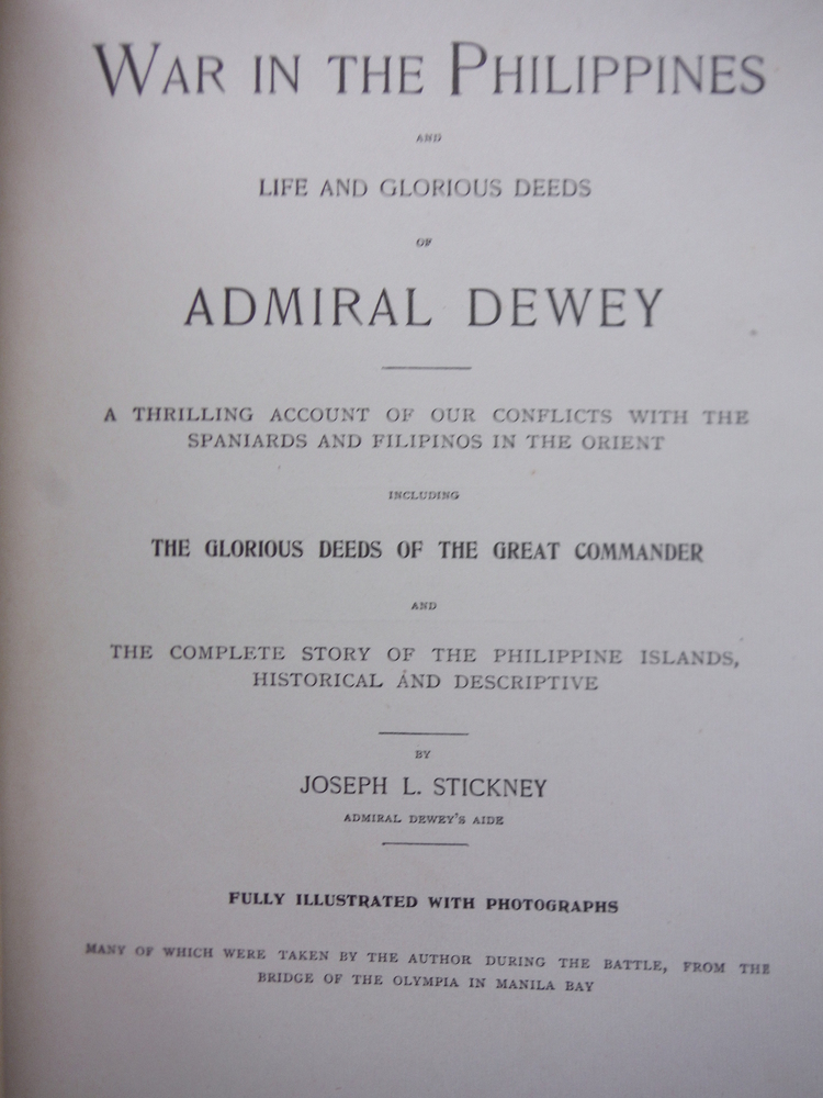 Image 1 of War in the Philippines (First Edition).