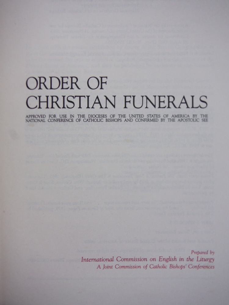Image 1 of Order of Christian Funerals: Ritual