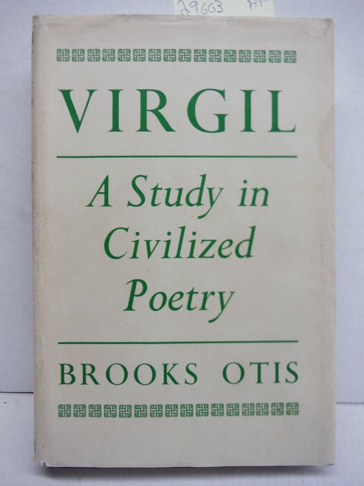 Image 0 of Virgil: A Study in Civilized Poetry