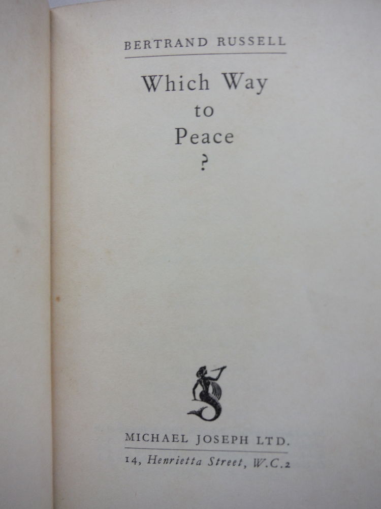 Image 1 of Which Way To Peace?