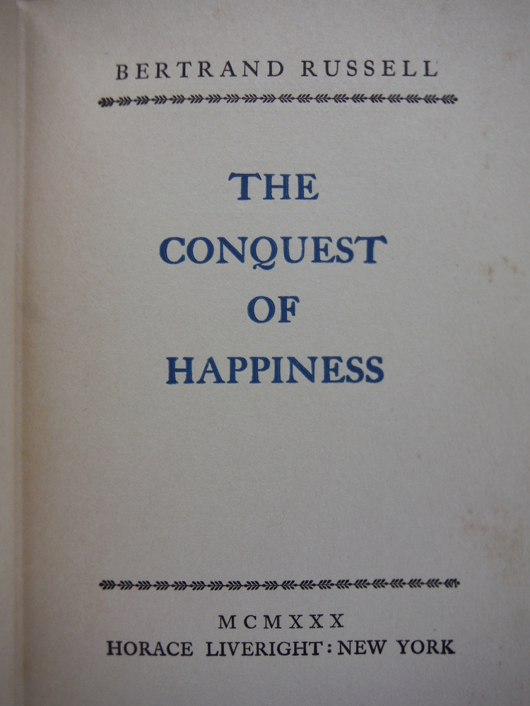 Image 1 of The Conquest Of Happiness