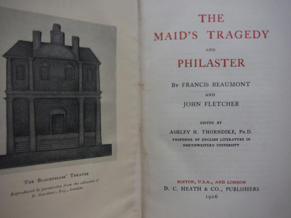 Image 1 of The Maid's Tragedy,: And Philaster (The Belles-lettres series, Section III. The 