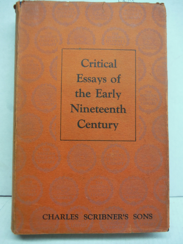 Image 0 of Critical Essays of the Early Nineteenth Century
