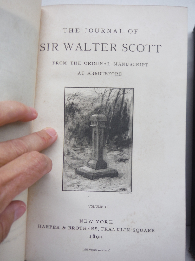 Image 3 of The Journal of Sir Walter Scott (2 Vols)
