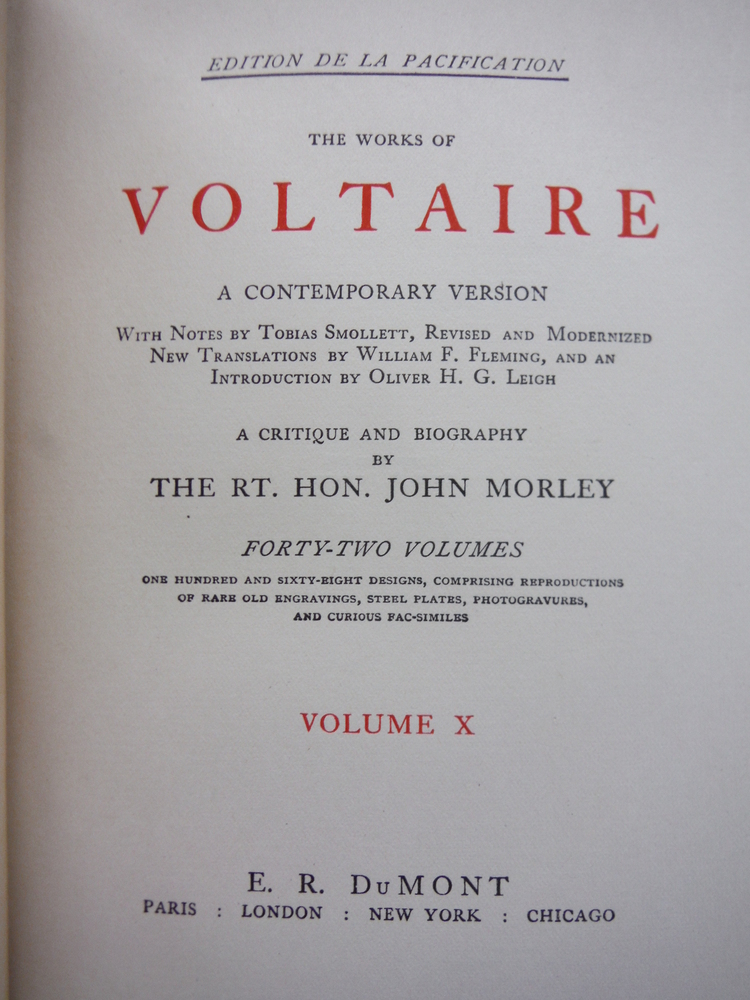 Image 2 of A Philosophical Dictionary - 10 Vols (Edition de la Paifiction)