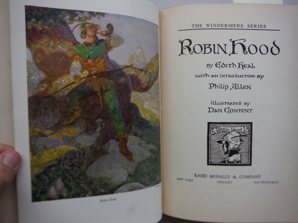 Image 1 of Robin Hood, by Edith Heal. with an Introd. by Philip Allen. Illustrated by Dan C