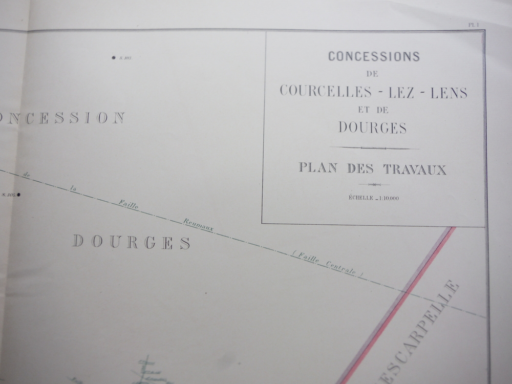 Image 3 of ETUDES DES GiTES MINeRAUX DE LA FRANCE.Bassin houiller du Pas-de-Calais Atlas 18