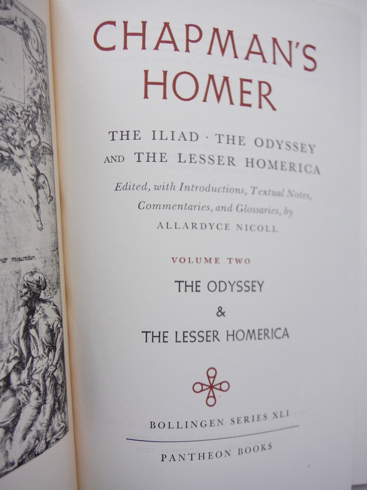 Image 2 of Chapman's Homer: The Iliad, the Odyssey, and the Lesser Homerica (Bollingen Seri