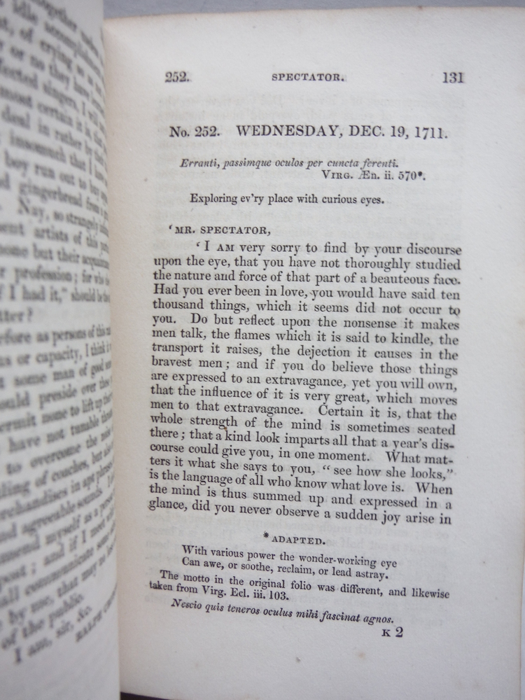 Image 2 of The Spectator Corrected from the original with a New Biographical Preface  8 Vol