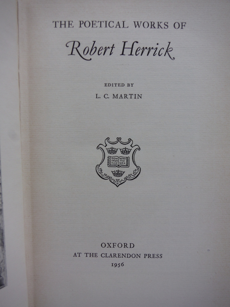 Image 1 of The Poetical Works of Robert Herrick