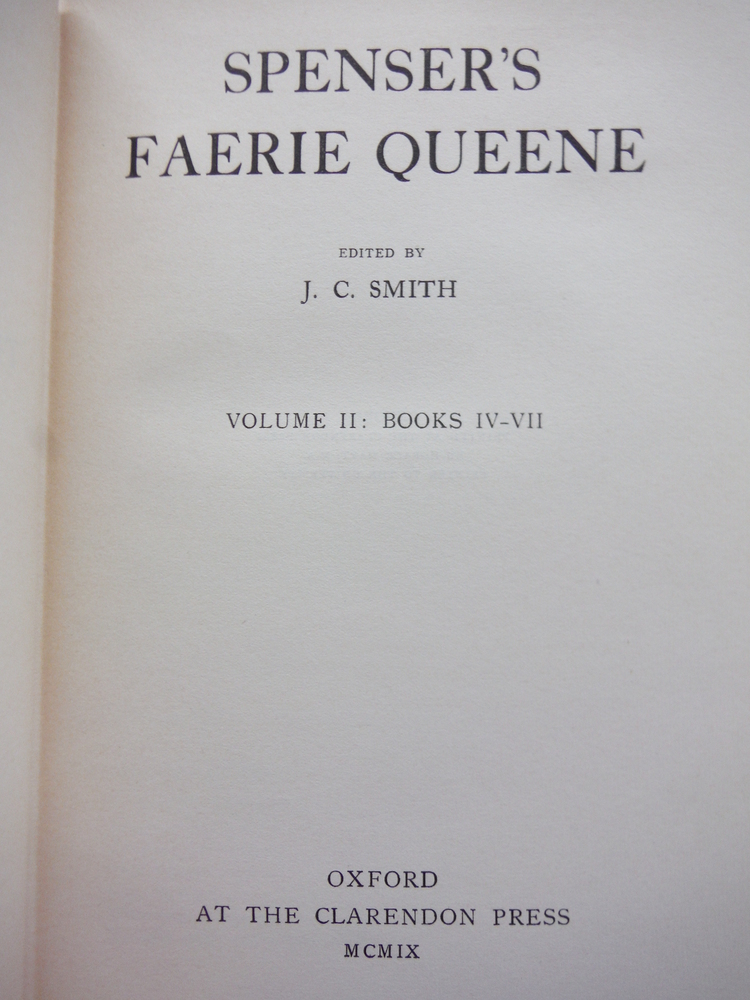 Image 2 of Spenser's Faerie Queen, Volumes 1 & 2