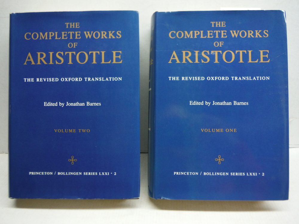 Image 1 of The Complete Works of Aristotle: The Revised Oxford Translation (Bollingen Serie