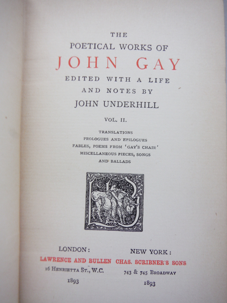 Image 4 of The Poetical Works of  john Gay