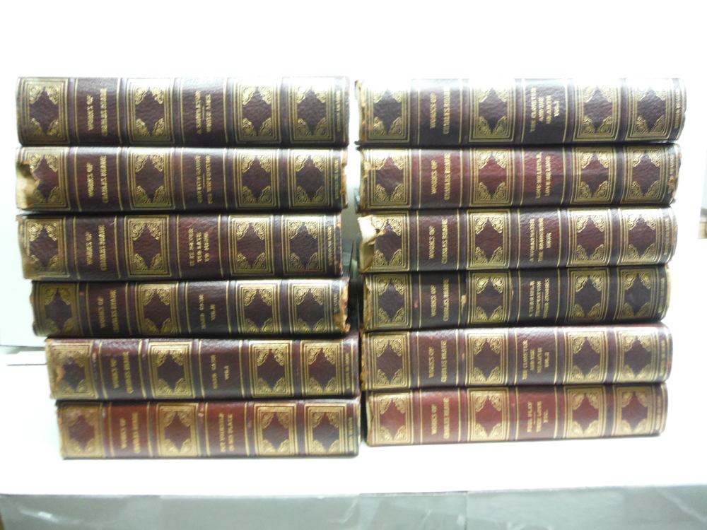 Image 0 of Works of Charles Reade Leatherbound 12 Vols.
