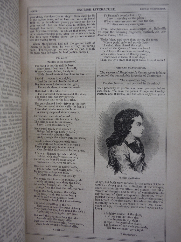 Image 3 of Chambers's Cyclopaedia of English Literature (2 Volumes Complete)