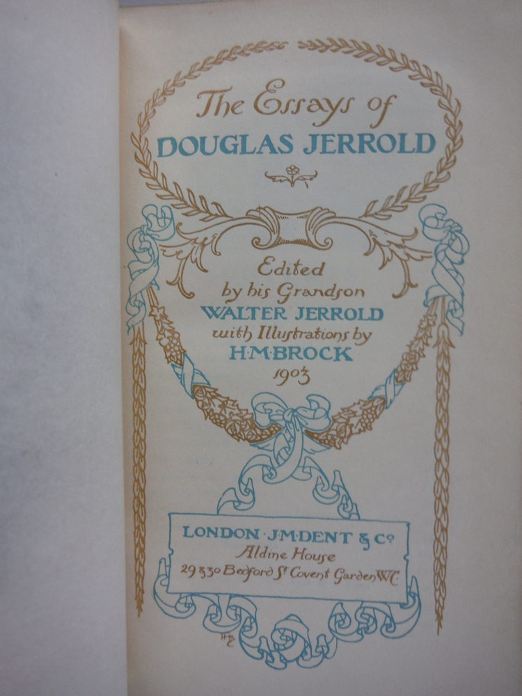 Image 1 of The essays of Douglas Jerrold,