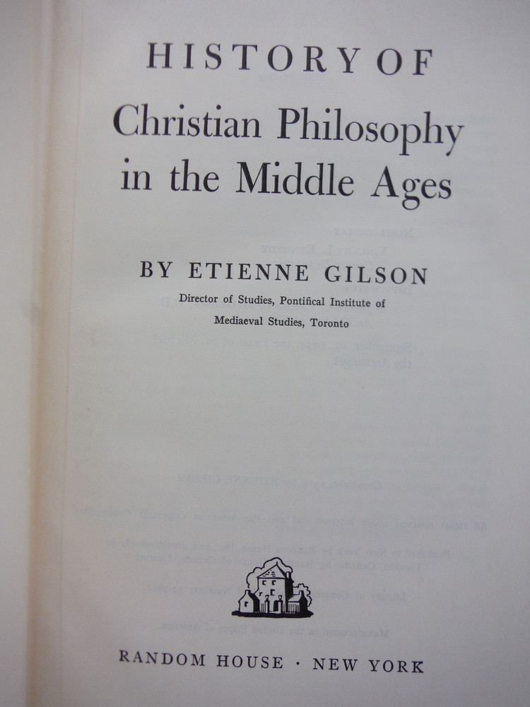 Image 1 of History of Christian Philosophy in the Middle Ages