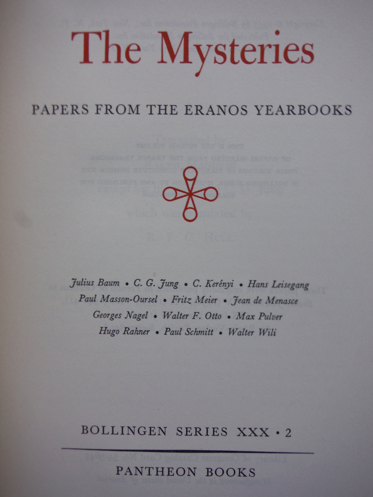 Image 1 of The Mysteries. Papers from the Eranos Yearbooks. Vol. 2.