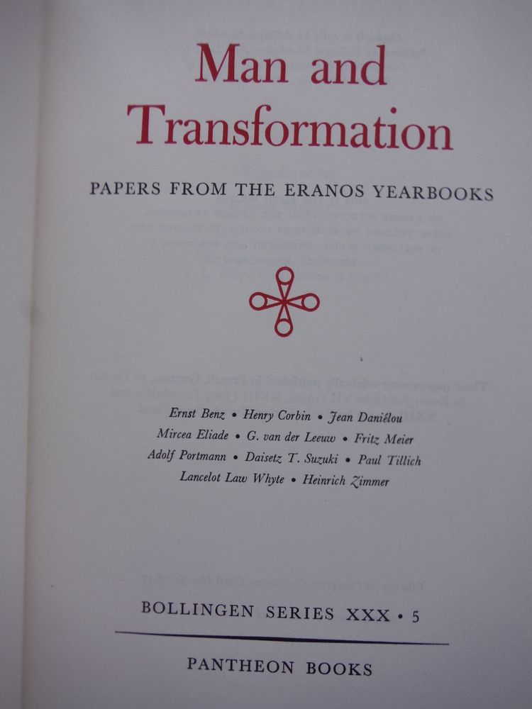 Image 1 of Man And Transformation: Papers From The Eranos Yearbooks, Volume 5