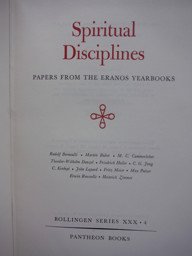 Image 1 of Spiritual Disciplines: Papers from the Eranos Yearbooks, Bollingen Series XXX.4