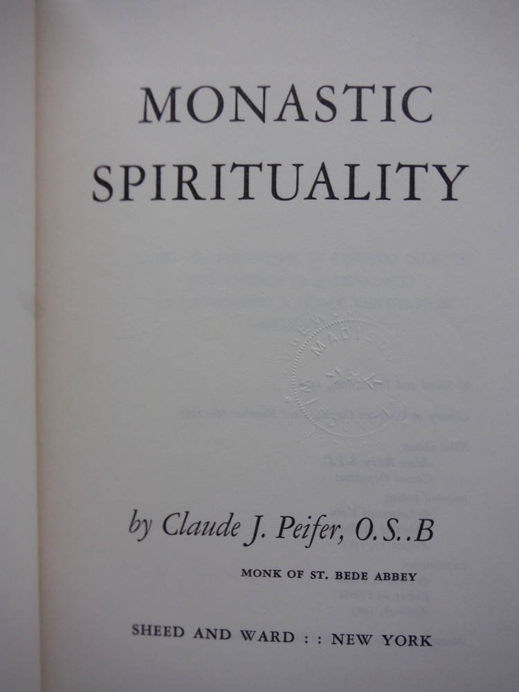 Image 1 of Monastic Spirituality